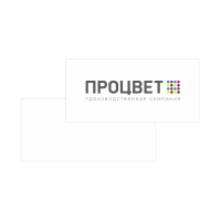 Мини-визитки 4+0 (цветные с одной стороны) 75х35 мм
