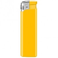 Зажигалка пьезо Flameclub, многоразовая, желтая