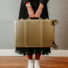 Чемодан Metal Luggage, золотистый