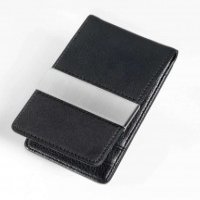 Кошелек с визитницей Midnight, черный