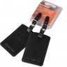 Набор из 2 бирок Luggage Accessories, черный