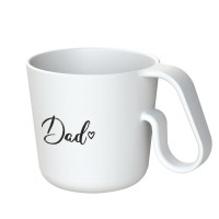 Кружка Maxx с надписью Dad, белая