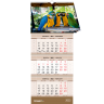 Календарь ТРИО-Эконом (1 рекламное поле) с перекидным шпигелем