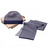 Набор Urban: шарф и шапка, сине-белый