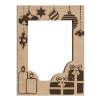 Фоторамка магнитная Свечи и игрушки 60х80 мм