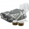 Набор с пледом и бокалами для вина «Снежность», кофе