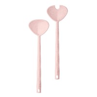 Приборы для салата Crystal Salad Organic, розовые