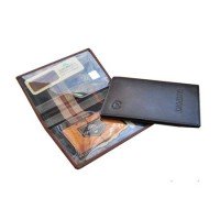 Обложка для паспорта Vintage, светло-коричневая (коньячная)