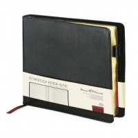 Ежедневник-портфолио Profy, полудатированный, черный