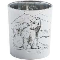 Подсвечник Forest, с изображением медведя