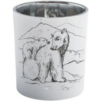 Подсвечник Forest, с изображением медведя