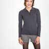 Рубашка поло женская с длинным рукавом Perfect LSL Women, темно-синяя