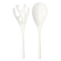Приборы для салата Shadow, белые