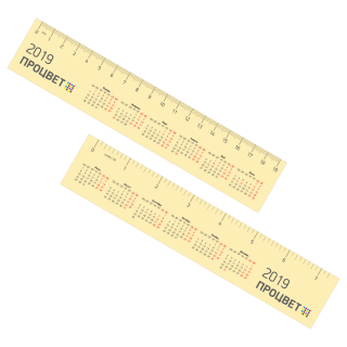 Календарь «Линейка», 200х40 мм 4+4