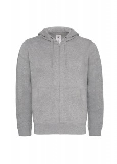 Толстовка мужская Hooded Full Zip серый меланж