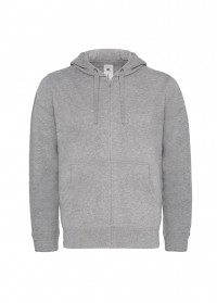 Толстовка мужская Hooded Full Zip серый меланж
