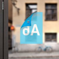 Наклейка А6 с клеевой лицевой стороной