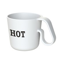 Кружка Maxx с надписью Hot, белая