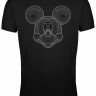 Футболка 3D Mickey Mouse, черная
