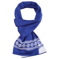 Шарф «Скандик», синий (василек)