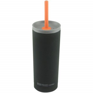 Термостакан Superb Sippy с трубочкой, черный