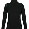 Куртка женская Nova Women 200, черная с ярко-голубым