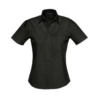 Рубашка женская с коротким рукавом ENERGY черная