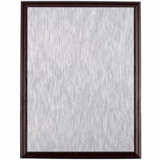 Плакетка Plaque, большая, вишня с серебристой пластиной