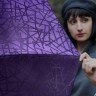 Складной зонт Magic с проявляющимся рисунком, фиолетовый