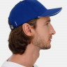 Бейсболка Classic 2.0, ярко-синяя с белым кантом