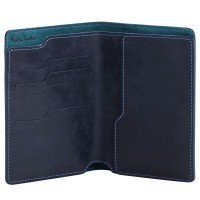 Автобумажник Roma, сине-бирюзовый
