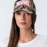 Бейсболка с вышивкой Marvel, камуфляж