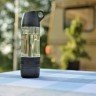 Бутылка для воды Torsta c беспроводной колонкой, черная