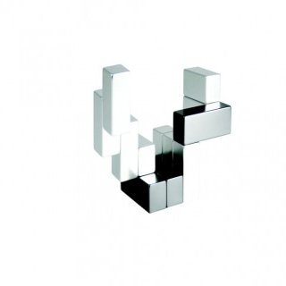 Головоломка-антистресс Cube, малая, хром