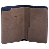 Автобумажник Roma, коричнево-синий