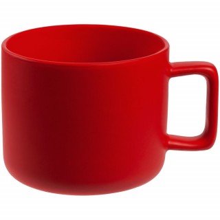 Чашка Jumbo, матовая, красная