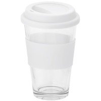 Стакан с крышкой Barty, белый