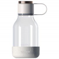 Бутылка для воды с миской для питомца Dog Water Bowl Lite, белая