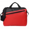 Конференц-сумка Unit Diagonal, красно-черная