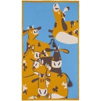 Плед Cowracter, голубой