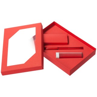 Набор Energy: аккумулятор и ручка, ver.2, красный