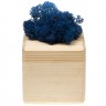 Декоративная композиция GreenBox Wooden Cube, синий