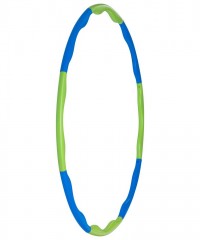 Обруч массажный Hula Hoop, сине-зеленый