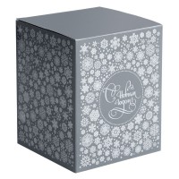 Елочное украшение «Заснеженная шишка»