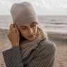 Шапка Windy Rose, бежевая