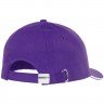 Бейсболка Bizbolka Canopy, фиолетовая с белым кантом