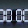 Часы настенные White & White Clock, черные