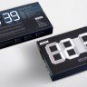 Часы настенные White & White Clock, черные