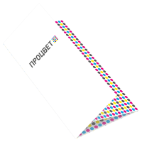 Евробуклет 140х297 мм (офсет, в развороте А3, 2 сгиба)