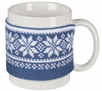 Манжета на кружку «Скандик», синяя (индиго)